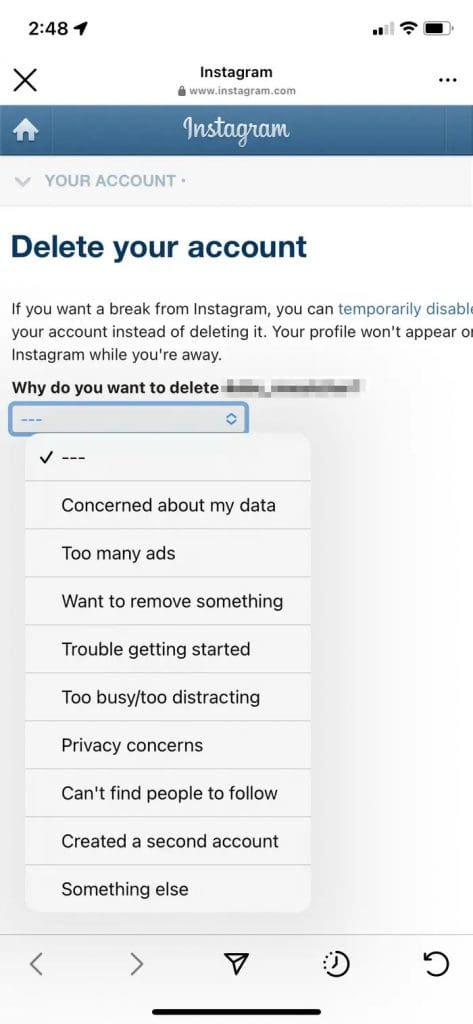 delete-instagram-account-confirmation