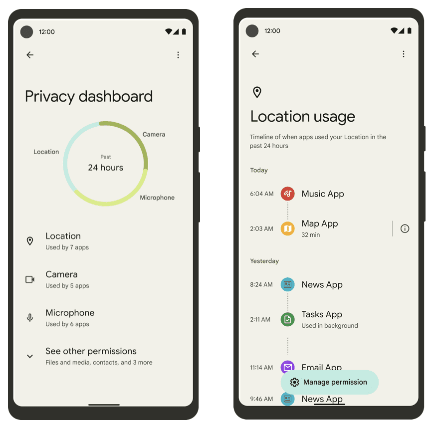 Android-14-privacy-dashboard