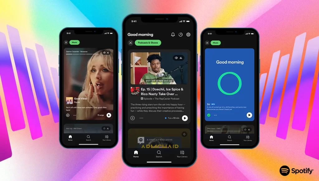 Spotify-redesigned-interface